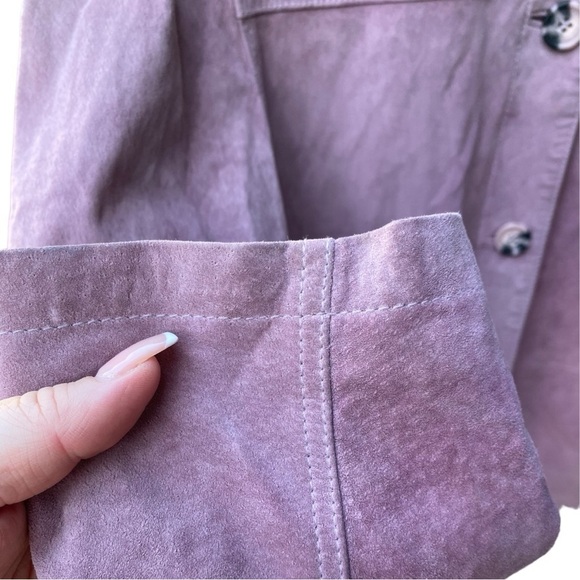 Monterey Bay Pink/Purple Leather Jacket I Size: S - Picture 9 of 16